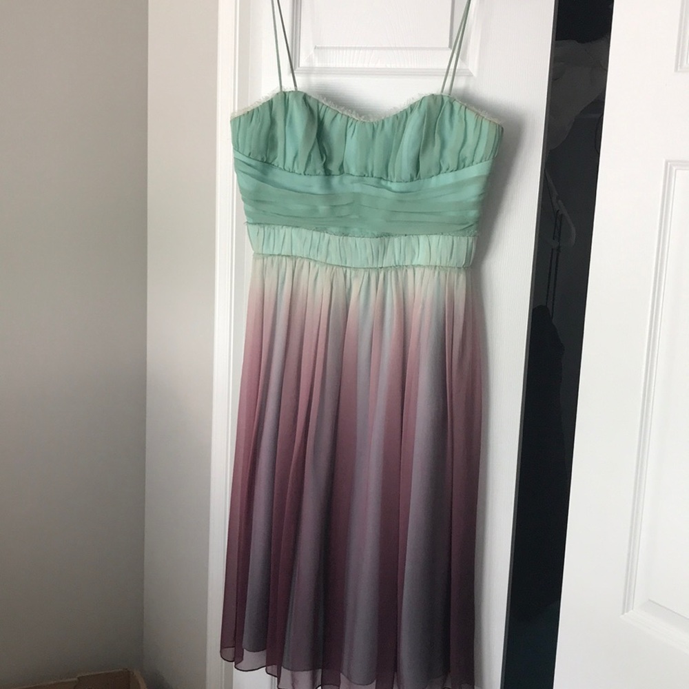 Lined silk dress